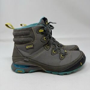 Ahnu Sugarpine II Mid Waterproof Hiking Boots Womens Size 7‎  EUR 38 Dark Gray